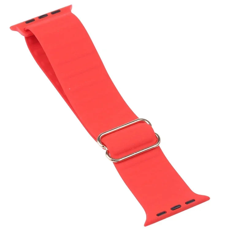 日本語ワードバックルシリコン交換用ウォッチバンド Apple Watch Series 7 45mm / 6 & SE & 5 & 4 44mm / 3 & 2 & 1 42mm, 7 41mm / 6 & SE & 5 & 4 40mm / 3 & 2 & 1 38mm対応