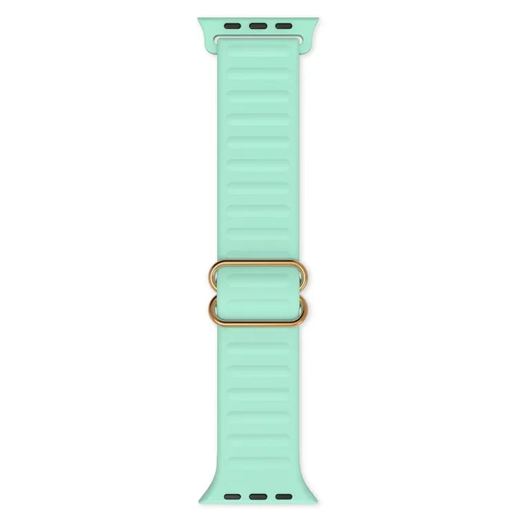 日本語ワードバックルシリコン交換用ウォッチバンド Apple Watch Series 7 45mm / 6 & SE & 5 & 4 44mm / 3 & 2 & 1 42mm, 7 41mm / 6 & SE & 5 & 4 40mm / 3 & 2 & 1 38mm対応