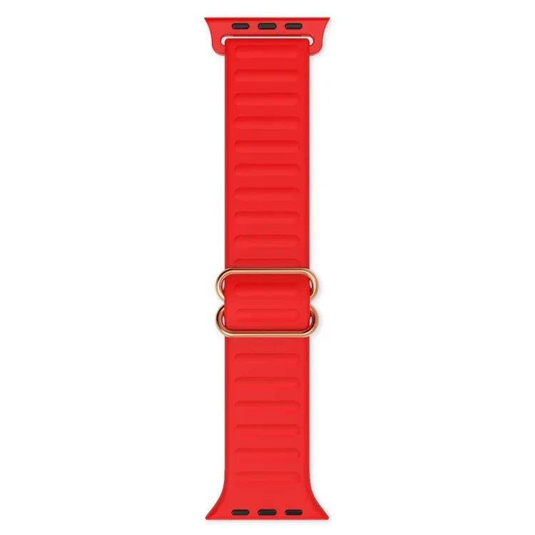 日本語ワードバックルシリコン交換用ウォッチバンド Apple Watch Series 7 45mm / 6 & SE & 5 & 4 44mm / 3 & 2 & 1 42mm, 7 41mm / 6 & SE & 5 & 4 40mm / 3 & 2 & 1 38mm対応