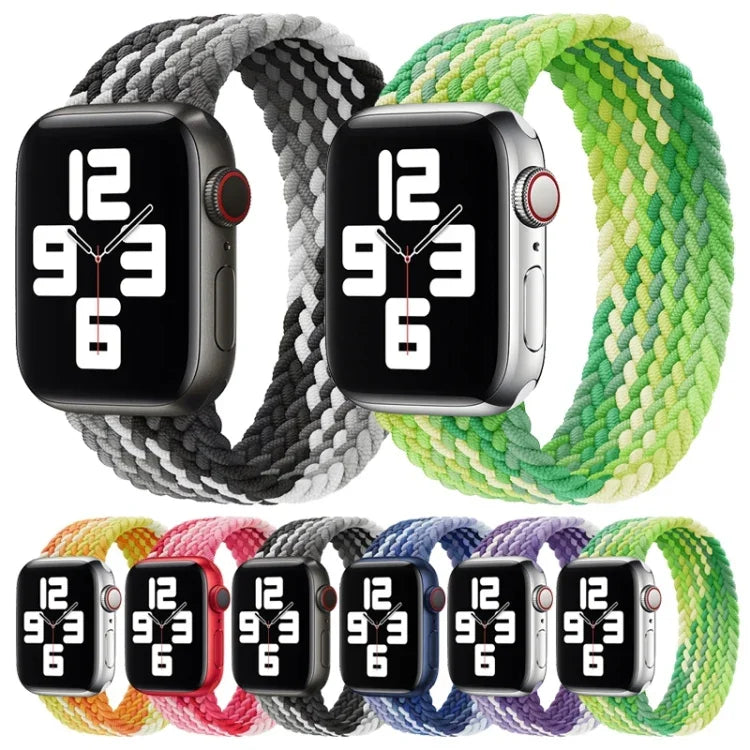 シングルループ織りナイロン交換用ウォッチバンド、サイズ: XS 128mm Apple Watch Series 6 & SE & 5 & 4 40mm / 3 & 2 & 1 38mm対応、XS 128mm 40mm / 38 mm