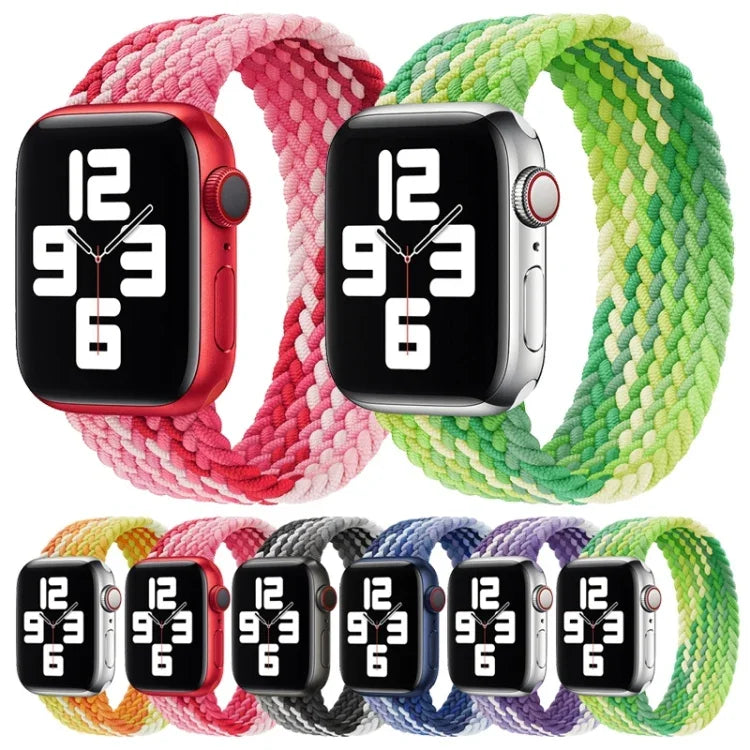 シングルループ織りナイロン交換用ウォッチバンド、サイズ: S 135mm Apple Watch Series 6 & SE & 5 & 4 40mm / 3 & 2 & 1 38mm対応、S 135mm 40mm / 38 mm