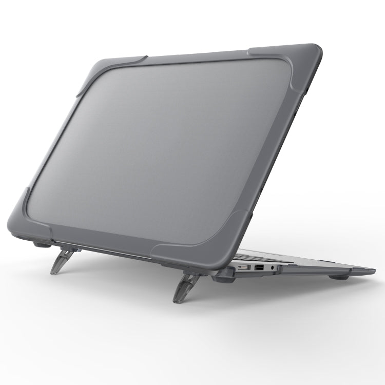 TPU + PC 二色落下防止ノートパソコン保護ケース、MacBook Air 11.6インチ A1465 / A1370用、MacBook Retina 12インチ A1534用