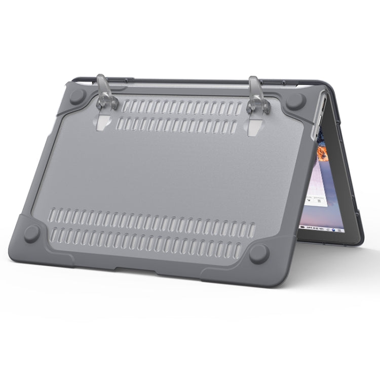 TPU + PC 二色落下防止ノートパソコン保護ケース、MacBook Air 11.6インチ A1465 / A1370用、MacBook Retina 12インチ A1534用