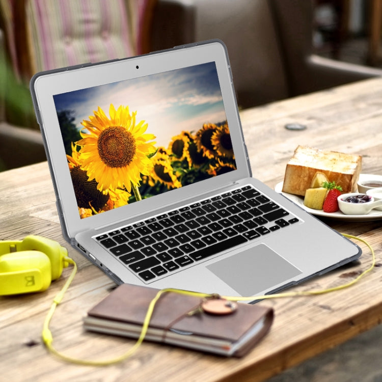 TPU + PC 二色落下防止ノートパソコン保護ケース、MacBook Air 11.6インチ A1465 / A1370用、MacBook Retina 12インチ A1534用