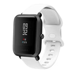 For Amazfit GTS 2e Butterfly Buckle Silicone Replacement Strap Watchband, 20mm, 22mm