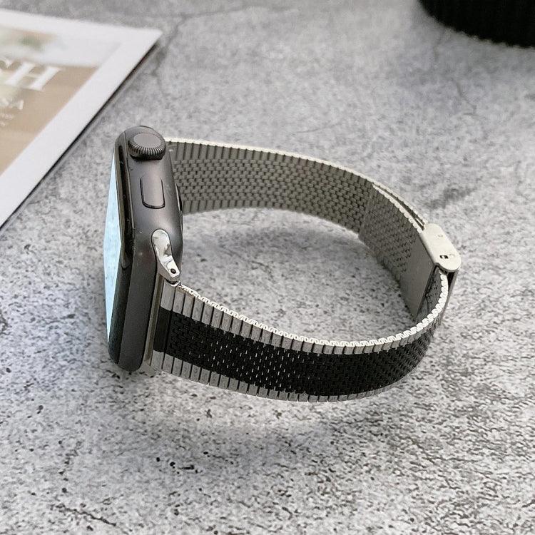 小さい手首用スチール交換ストラップウォッチバンド、Apple Watch Series 7 41mm / & 6 & SE & 5 & 4 40mm対応、Apple Watch Series 7 45mm / & 6 & SE & 5 & 4 44mm対応