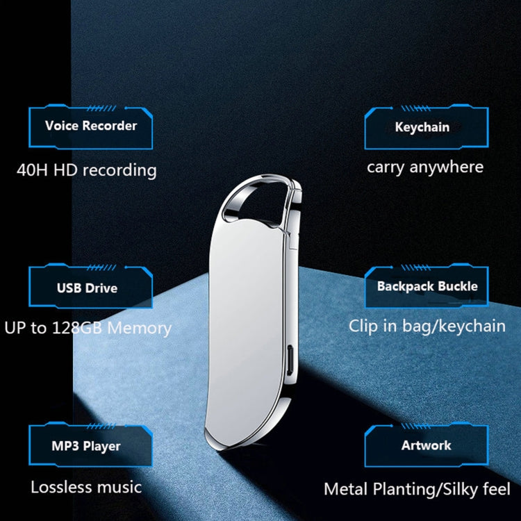 V11ポータブルキーチェーンHD録音ペンボイスレコーダー、32GB、64GB