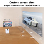 WEJOY Y2 1920x1080P 100 ANSIルーメン ポータブルホームシアター LED HDデジタルプロジェクター、バッテリータッチコントロール版、Android 9.0、2G+16G、Y2 USプラグ