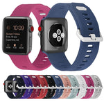 Apple Watch Series用シリコン交換用ストラップウォッチバンド、7 45mm / 6 & SE & 5 & 4 44mm / 3 & 2 & 1 42mm、7 41mm / 6 & SE & 5 & 4 40mm / 3 & 2 & 1 38mm