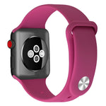 シリコン交換用ストラップウォッチバンド、Apple Watch Series 7 41mm / 6 & SE & 5 & 4 40mm / 3 & 2 & 1 38mm用、7 45mm / 6 & SE & 5 & 4 44mm / 3 & 2 & 1 42mm用