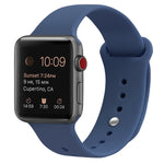 シリコン交換用ストラップウォッチバンド、Apple Watch Series 7 41mm / 6 & SE & 5 & 4 40mm / 3 & 2 & 1 38mm用、7 45mm / 6 & SE & 5 & 4 44mm / 3 & 2 & 1 42mm用