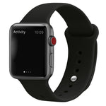 シリコン交換用ストラップウォッチバンド、Apple Watch Series 7 41mm / 6 & SE & 5 & 4 40mm / 3 & 2 & 1 38mm用、7 45mm / 6 & SE & 5 & 4 44mm / 3 & 2 & 1 42mm用