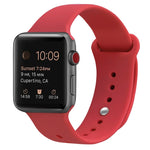 シリコン交換用ストラップウォッチバンド、Apple Watch Series 7 41mm / 6 & SE & 5 & 4 40mm / 3 & 2 & 1 38mm用、7 45mm / 6 & SE & 5 & 4 44mm / 3 & 2 & 1 42mm用