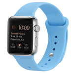 シリコン交換用ストラップウォッチバンド、Apple Watch Series 7 41mm / 6 & SE & 5 & 4 40mm / 3 & 2 & 1 38mm用、7 45mm / 6 & SE & 5 & 4 44mm / 3 & 2 & 1 42mm用