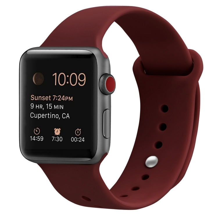 シリコン交換用ストラップウォッチバンド、Apple Watch Series 7 41mm / 6 & SE & 5 & 4 40mm / 3 & 2 & 1 38mm用、7 45mm / 6 & SE & 5 & 4 44mm / 3 & 2 & 1 42mm用