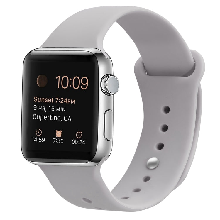 シリコン交換用ストラップウォッチバンド、Apple Watch Series 7 41mm / 6 & SE & 5 & 4 40mm / 3 & 2 & 1 38mm用、7 45mm / 6 & SE & 5 & 4 44mm / 3 & 2 & 1 42mm用