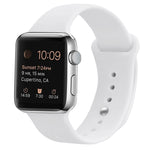 シリコン交換用ストラップウォッチバンド、Apple Watch Series 7 41mm / 6 & SE & 5 & 4 40mm / 3 & 2 & 1 38mm用、7 45mm / 6 & SE & 5 & 4 44mm / 3 & 2 & 1 42mm用