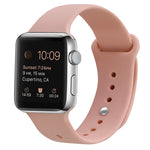シリコン交換用ストラップウォッチバンド、Apple Watch Series 7 41mm / 6 & SE & 5 & 4 40mm / 3 & 2 & 1 38mm用、7 45mm / 6 & SE & 5 & 4 44mm / 3 & 2 & 1 42mm用