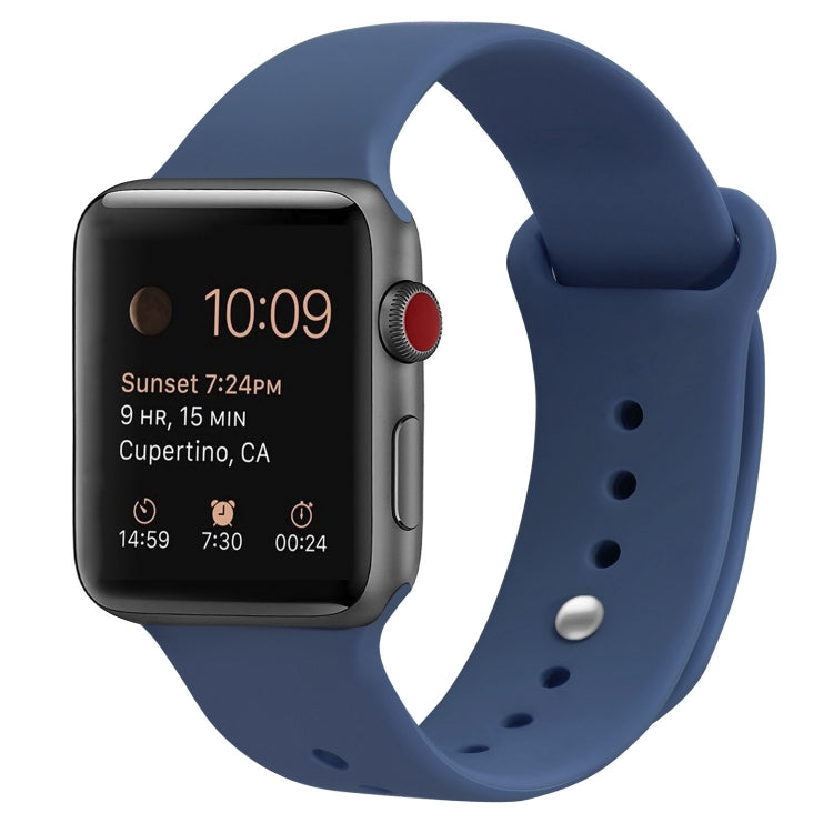 シリコン交換用ストラップウォッチバンド、Apple Watch Series 7 41mm / 6 & SE & 5 & 4 40mm / 3 & 2 & 1 38mm用、7 45mm / 6 & SE & 5 & 4 44mm / 3 & 2 & 1 42mm用