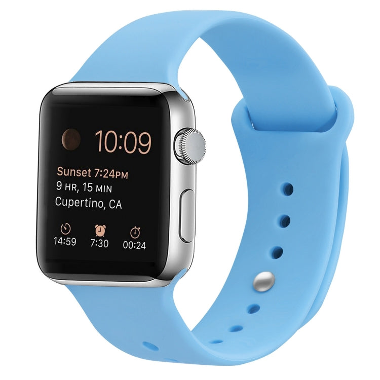 シリコン交換用ストラップウォッチバンド、Apple Watch Series 7 41mm / 6 & SE & 5 & 4 40mm / 3 & 2 & 1 38mm用、7 45mm / 6 & SE & 5 & 4 44mm / 3 & 2 & 1 42mm用