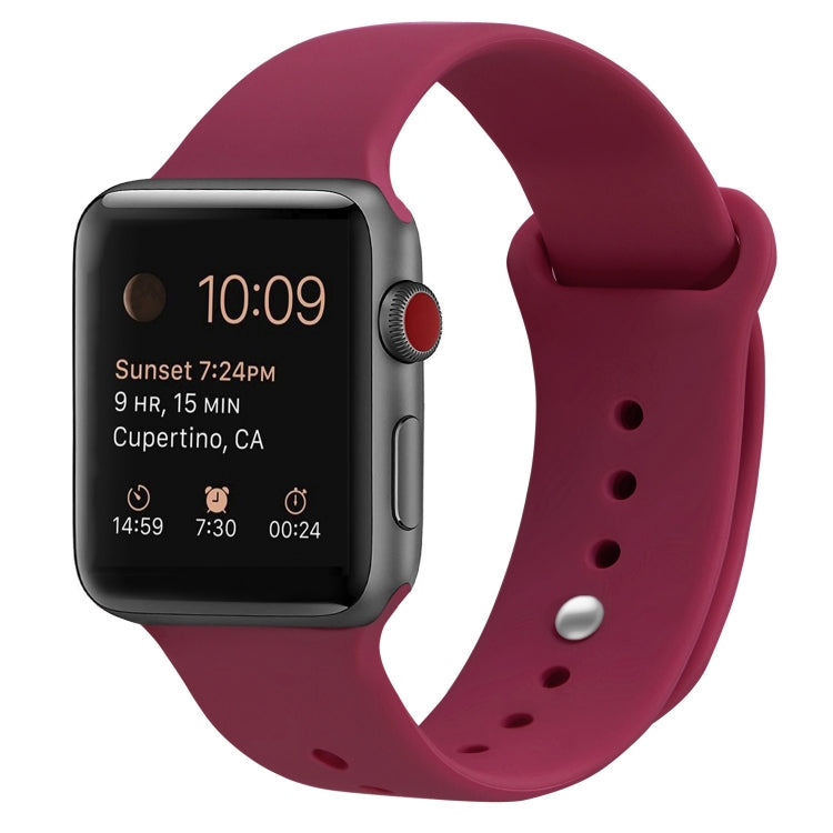 シリコン交換用ストラップウォッチバンド、Apple Watch Series 7 41mm / 6 & SE & 5 & 4 40mm / 3 & 2 & 1 38mm用、7 45mm / 6 & SE & 5 & 4 44mm / 3 & 2 & 1 42mm用