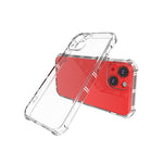 Straight Side Dual Bone Anti-fall TPU Transparent Protective Case, For iPhone 13 mini, For iPhone 13, For iPhone 13 Pro, For iPhone 13 Pro Max