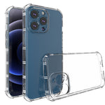 Straight Side Dual Bone Anti-fall TPU Transparent Protective Case, For iPhone 13 mini, For iPhone 13, For iPhone 13 Pro, For iPhone 13 Pro Max