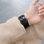 8字型バックルレトロレザー交換用ストラップウォッチバンド Apple Watchシリーズ用、7 41mm / 6 & SE & 5 & 4 40mm / 3 & 2 & 1 38mm、7 45mm / 6 & SE & 5 & 4 44mm / 3 & 2 & 1 42mm