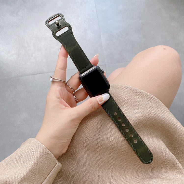 8字型バックルレトロレザー交換用ストラップウォッチバンド Apple Watchシリーズ用、7 41mm / 6 & SE & 5 & 4 40mm / 3 & 2 & 1 38mm、7 45mm / 6 & SE & 5 & 4 44mm / 3 & 2 & 1 42mm