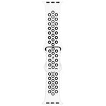 バタフライバックルデュアルトーン液体シリコン交換用ウォッチバンド Apple Watchシリーズ用、7 41mm / 6 & SE & 5 & 4 40mm / 3 & 2 & 1 38mm、7 45mm / 6 & SE & 5 & 4 44mm / 3 & 2 & 1 42mm