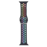 メタルバックルシリコン交換用ウォッチバンド Apple Watchシリーズ用、7 41mm / 6 & SE & 5 & 4 40mm / 3 & 2 & 1 38mm、7 45mm / 6 & SE & 5 & 4 44mm / 3 & 2 & 1 42mm
