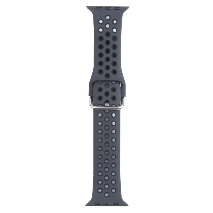 メタルバックルシリコン交換用ウォッチバンド Apple Watchシリーズ用、7 41mm / 6 & SE & 5 & 4 40mm / 3 & 2 & 1 38mm、7 45mm / 6 & SE & 5 & 4 44mm / 3 & 2 & 1 42mm
