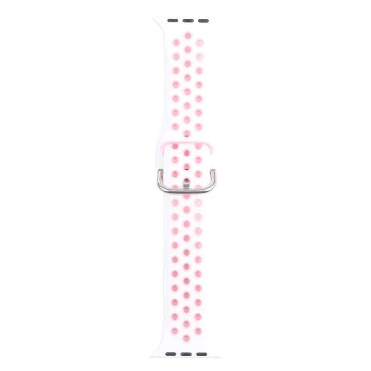 メタルバックルシリコン交換用ウォッチバンド Apple Watchシリーズ用、7 41mm / 6 & SE & 5 & 4 40mm / 3 & 2 & 1 38mm、7 45mm / 6 & SE & 5 & 4 44mm / 3 & 2 & 1 42mm
