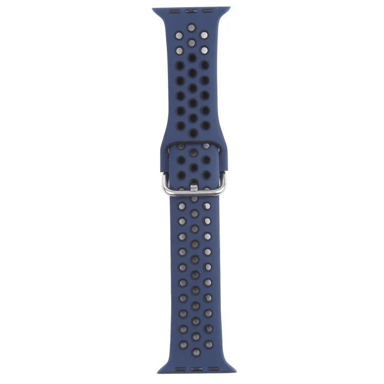 メタルバックルシリコン交換用ウォッチバンド Apple Watchシリーズ用、7 41mm / 6 & SE & 5 & 4 40mm / 3 & 2 & 1 38mm、7 45mm / 6 & SE & 5 & 4 44mm / 3 & 2 & 1 42mm