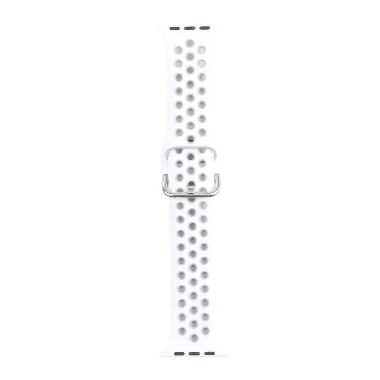 メタルバックルシリコン交換用ウォッチバンド Apple Watchシリーズ用、7 41mm / 6 & SE & 5 & 4 40mm / 3 & 2 & 1 38mm、7 45mm / 6 & SE & 5 & 4 44mm / 3 & 2 & 1 42mm