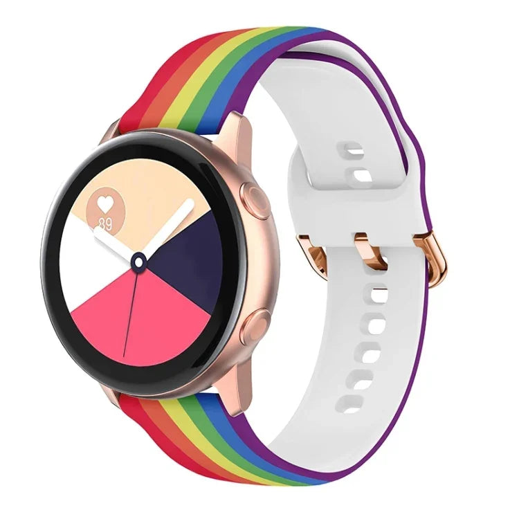 シリコンプリント交換用ストラップウォッチバンド Samsung Galaxy Watch 42mm用