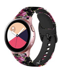 シリコンプリント交換用ストラップウォッチバンド Samsung Galaxy Watch 42mm用