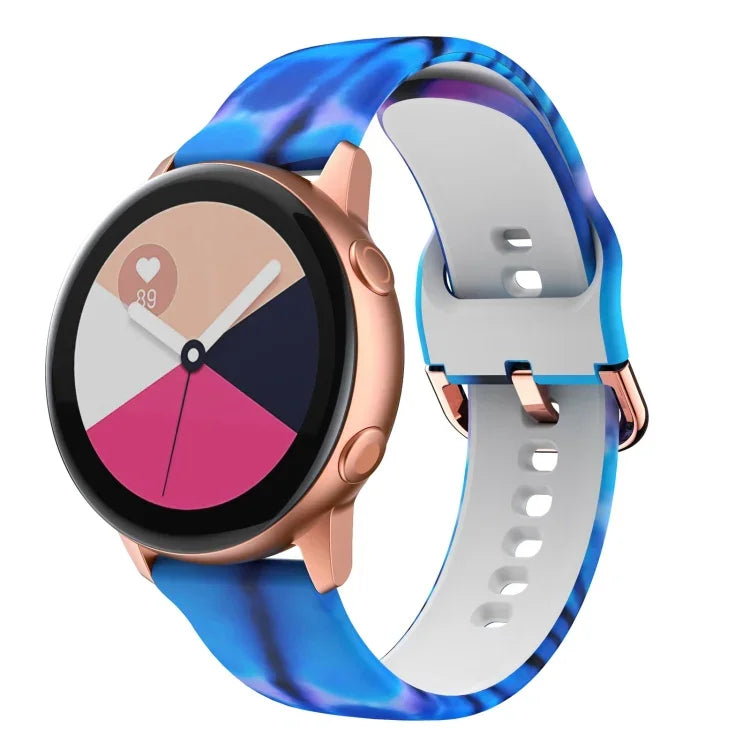 シリコンプリント交換用ストラップウォッチバンド Samsung Galaxy Watch 42mm用