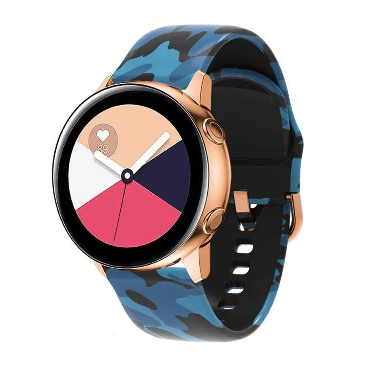 シリコンプリント交換用ストラップウォッチバンド Samsung Galaxy Watch 42mm用