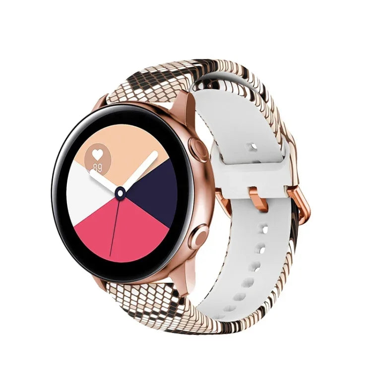 シリコンプリント交換用ストラップウォッチバンド Samsung Galaxy Watch 42mm用