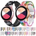 シリコンプリント交換用ストラップウォッチバンド Samsung Galaxy Watch 42mm用