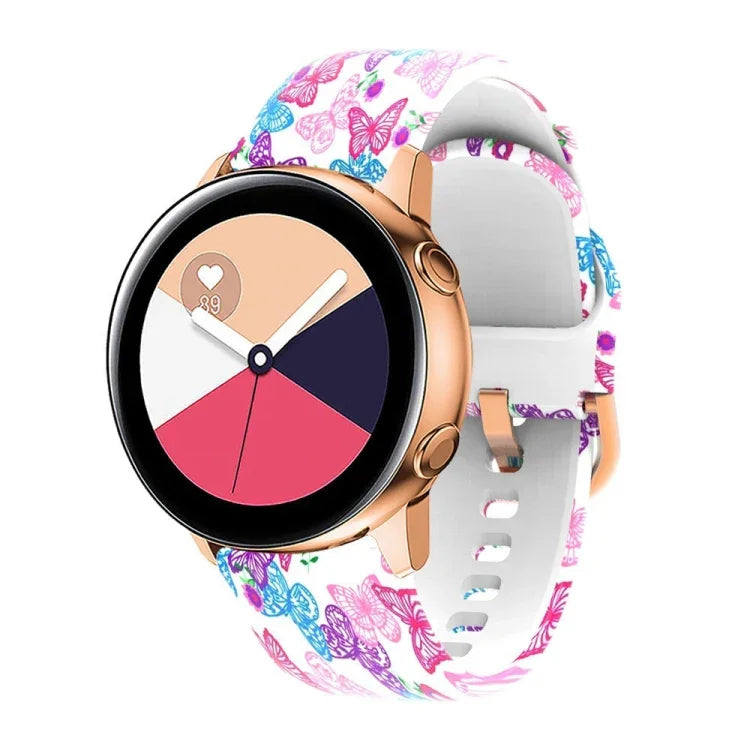 シリコンプリント交換用ストラップウォッチバンド Samsung Galaxy Watch 46mm用