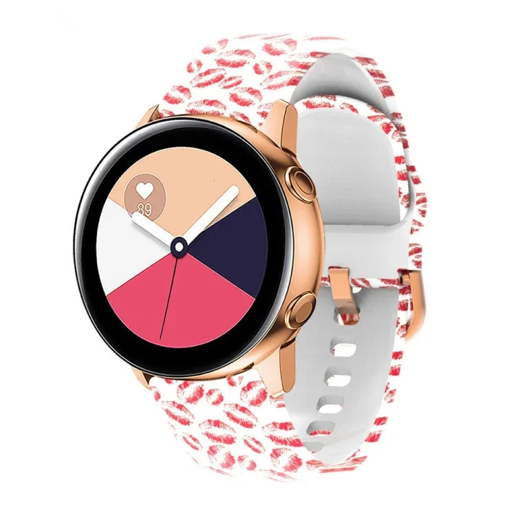 シリコンプリント交換用ストラップウォッチバンド Samsung Galaxy Watch 46mm用