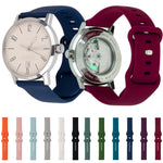 8バックルシリコン交換用ストラップ腕時計バンド、Huawei Watch GT 2 Pro 46mm用、Honor Magic Watch 2 42mm用、Honor Magic Watch 2 46mm用、Amazfit Pop用