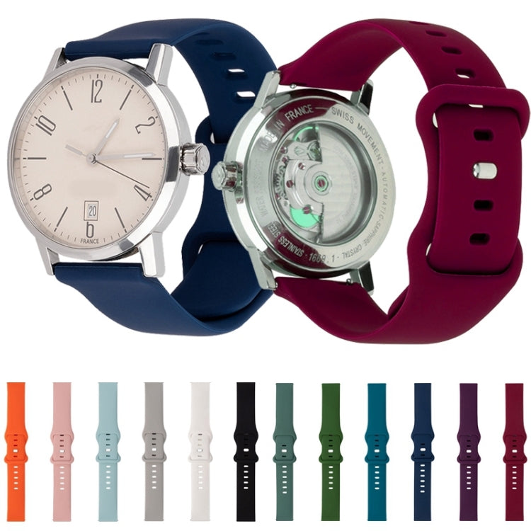 8バックルシリコン交換用ストラップ腕時計バンド、Huawei Watch GT 2 Pro 46mm用、Honor Magic Watch 2 42mm用、Honor Magic Watch 2 46mm用、Amazfit Pop用
