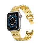 織り目テクスチャーステンレススチール交換用ウォッチバンド Apple Watchシリーズ用、7 41mm / 6 & SE & 5 & 4 40mm / 3 & 2 & 1 38mm、7 45mm / 6 & SE & 5 & 4 44mm / 3 & 2 & 1 42mm