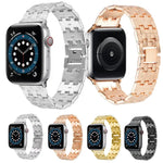 織り目テクスチャーステンレススチール交換用ウォッチバンド Apple Watchシリーズ用、7 41mm / 6 & SE & 5 & 4 40mm / 3 & 2 & 1 38mm、7 45mm / 6 & SE & 5 & 4 44mm / 3 & 2 & 1 42mm