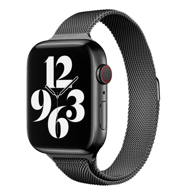 ミラノループバック小さめウエスト交換用ウォッチバンド Apple Watchシリーズ用、7 41mm / 6 & SE & 5 & 4 40mm / 3 & 2 & 1 38mm、7 45mm / 6 & SE & 5 & 4 44mm / 3 & 2 & 1 42mm