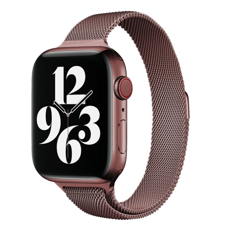 ミラノループバック小さめウエスト交換用ウォッチバンド Apple Watchシリーズ用、7 41mm / 6 & SE & 5 & 4 40mm / 3 & 2 & 1 38mm、7 45mm / 6 & SE & 5 & 4 44mm / 3 & 2 & 1 42mm