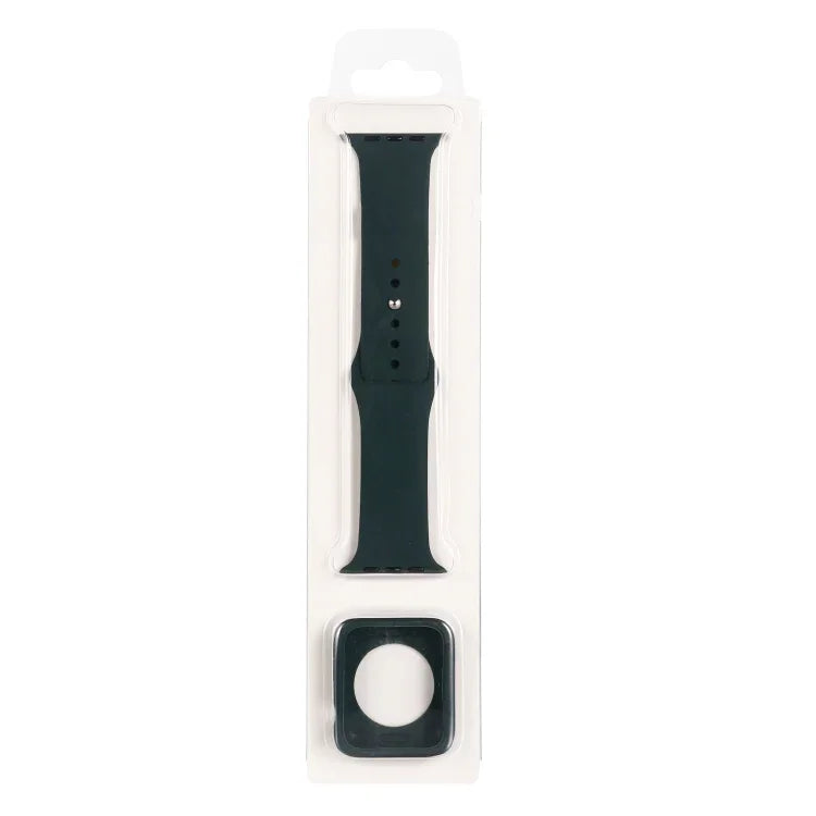 シリコン交換用ストラップウォッチバンド＋ウォッチ保護ケースセット、Apple Watch Series 3 & 2 & 1 38mm用、Apple Watch Series 3 & 2 & 1 42mm用